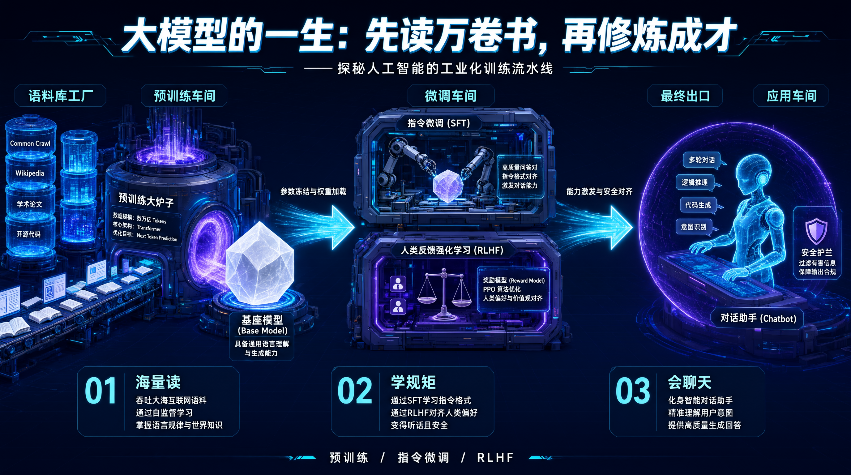 预训练微调信息图