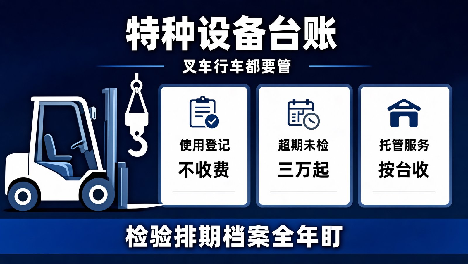 特种设备使用登记与检验台账的服务结构