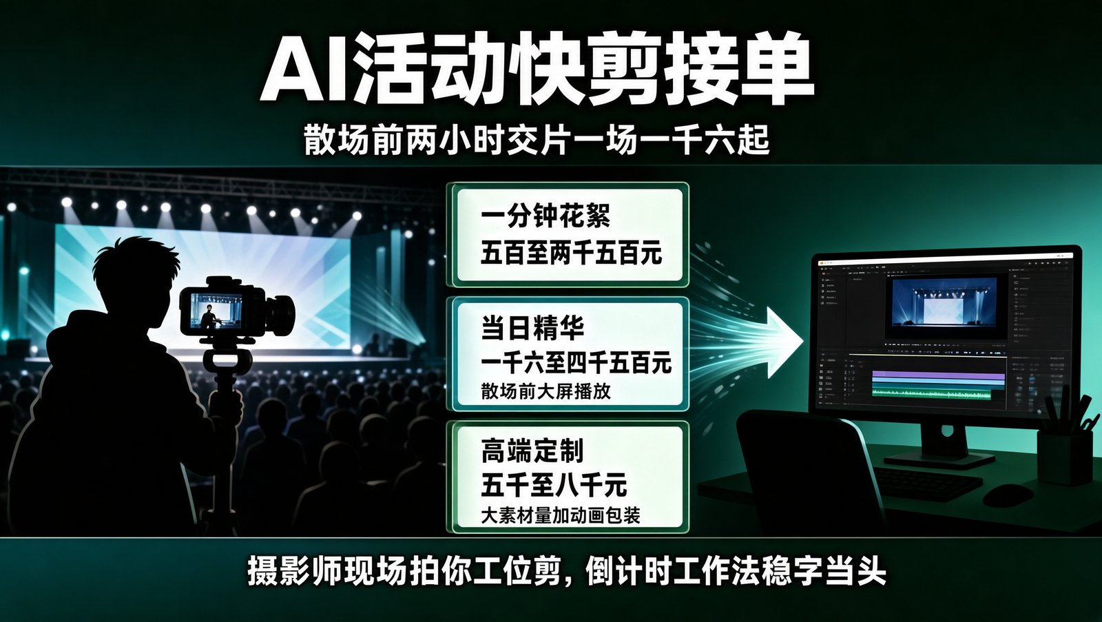活动快剪的三档报价