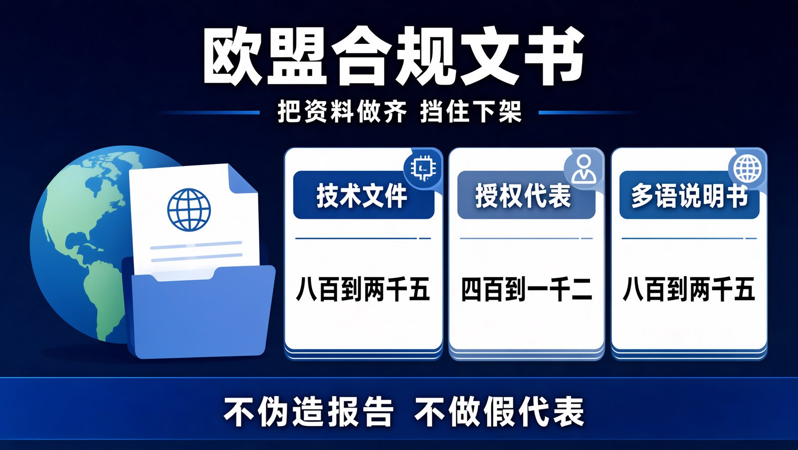 跨境欧盟合规文书代做的文书清单与费用结构