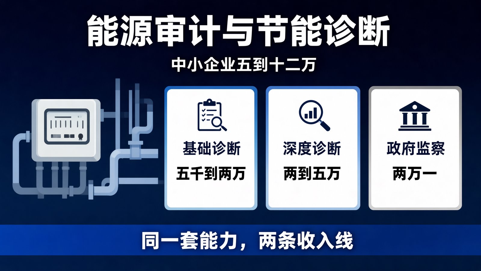 能源审计与节能诊断的收费分档与交付物